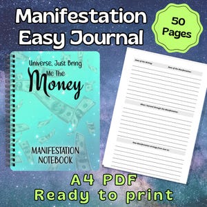 Manifestation Journal for Beginners: Law of Assumption (PDF Download, 50 Pages)