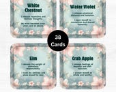 The Bach Flower Oracle Deck, Printable Therapeutic Oracle Cards, Instant Download | Oracle Deck