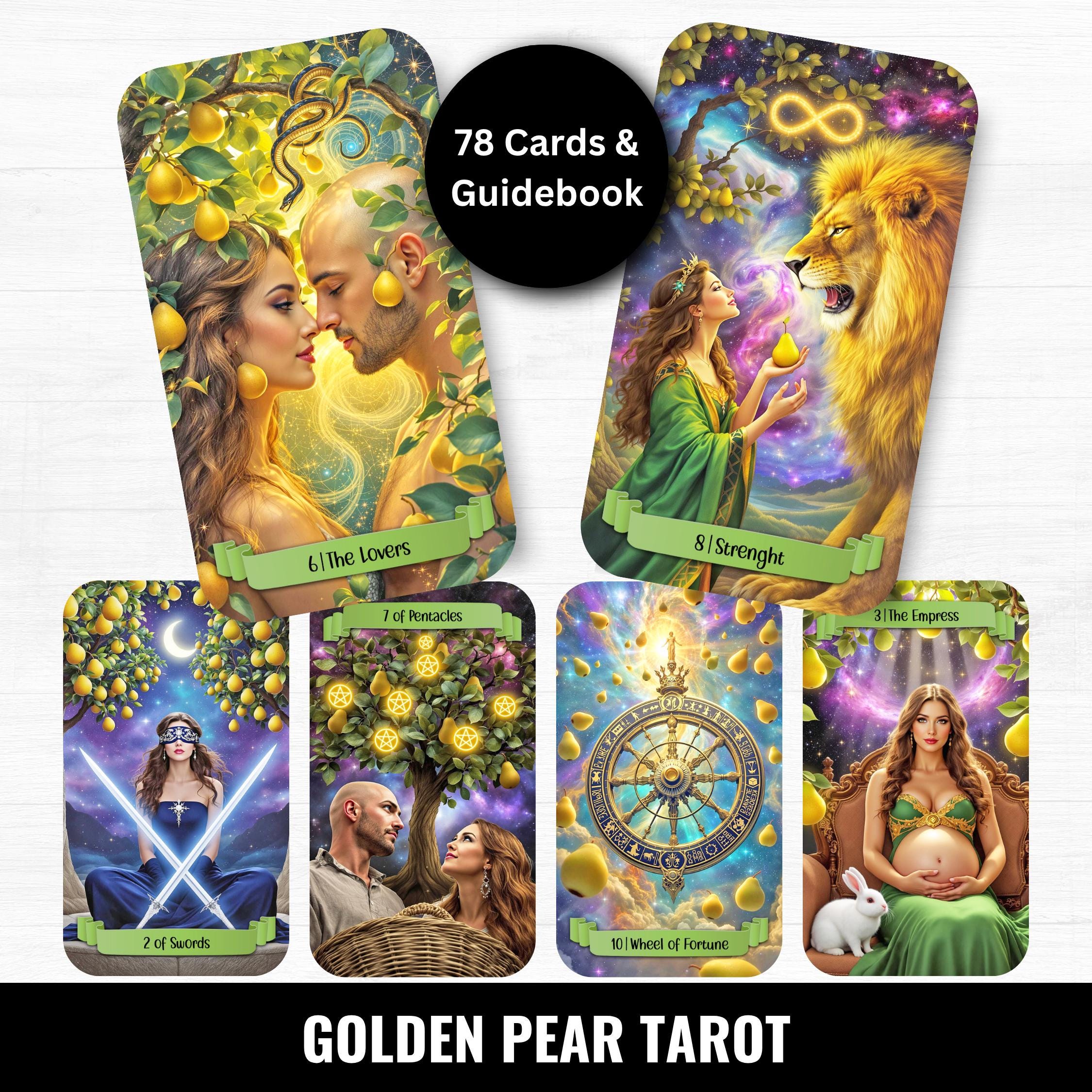 Golden Rider Tarot - Etsy