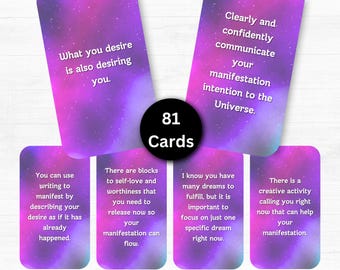 You Are The Creator Oracle, Manifestation Oracle Cards, Law of Assumption, Self Growth Cards, Daily Guidance, Spiritual Messages
