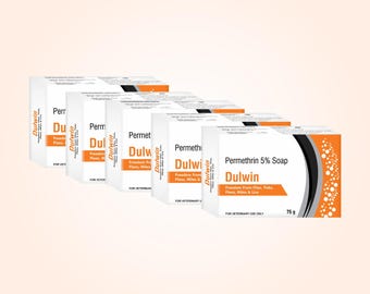 HB Dulwin Bath soap anti Scabies Soap For Germs protection (Pack of - 5 ) 75 gm Each