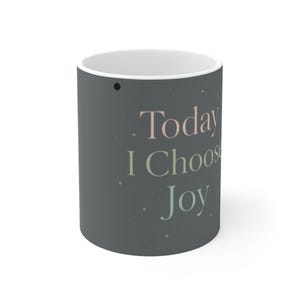 Choose Joy Coffee Mug: Inspirational Ceramic Drinkware