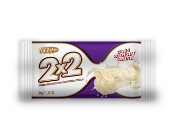 Chrupiące wafle Doliche z białą czekoladą, 24 sztuki, 1,27 uncji (36 g)