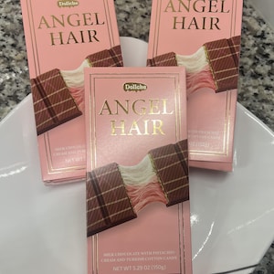 Angle Hair Chocolate Bar: Pistaziencreme & türkische Zuckerwatte von Doliche 150 g (150g)