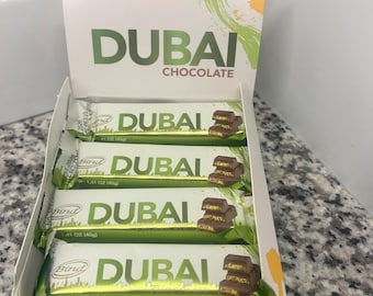 Czekolada mleczna Dubai Milk Chocolate z pistacjowym Knafeh – jedna tabliczka 1,42 uncji (40 g) pakowana pojedynczo