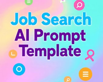AI Job-Suchauffragen Bündel | Lebenslauf, Anschreiben, Vorbereitung für Vorstellungsgespräch (Digitaler Download)