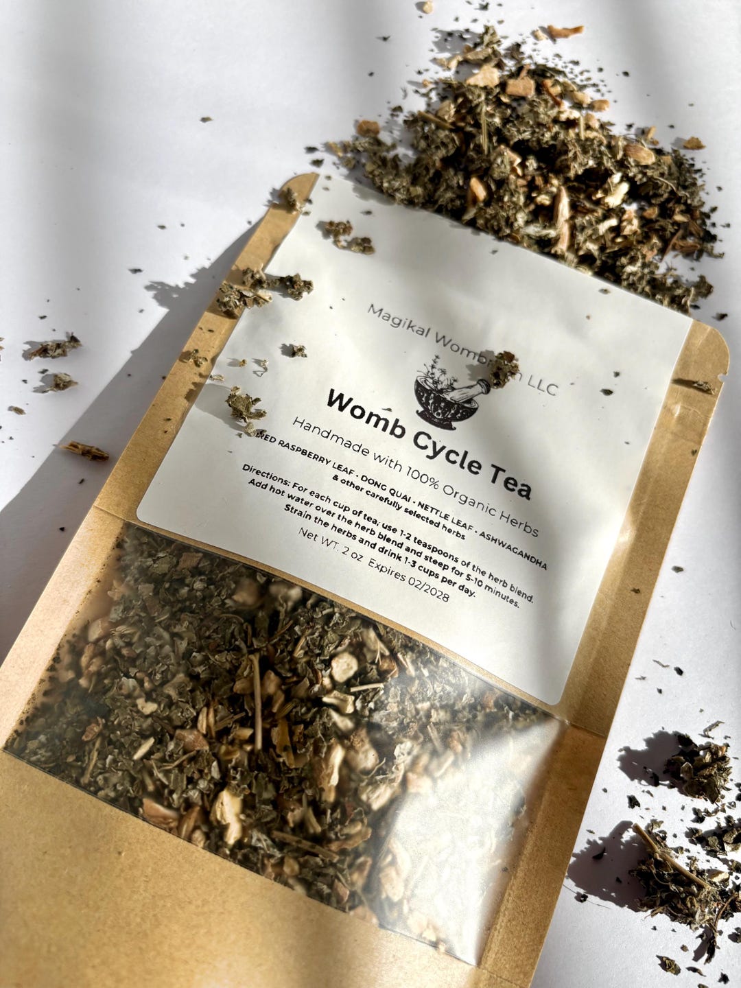 Period Care, Loose Leaf Tea, Herbal Remedies, Womb Cycle Tea (hormonal ...