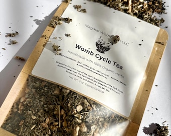 Period Care, loose leaf tea, herbal remedies, Womb Cycle Tea (Hormonal Balance + PCOS)