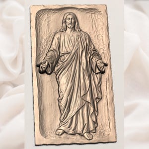 Jesus Christ Relief STL view 2
