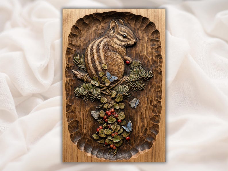 Chipmunk Relief STL
