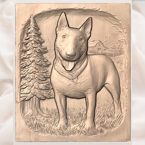 Bull Terrier STL view 3
