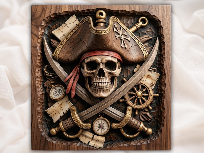 Jolly Roger Pirate STL