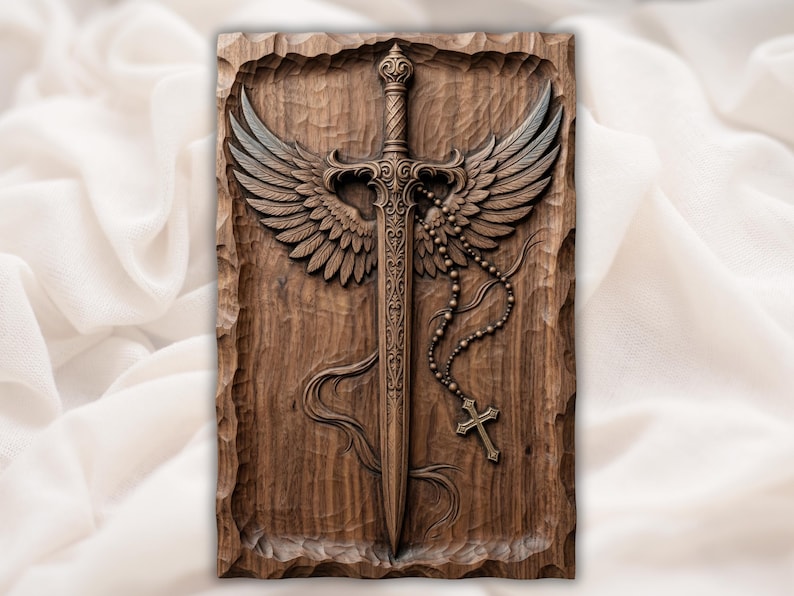 Winged Sword STL