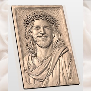 Smiling Jesus STL view 2