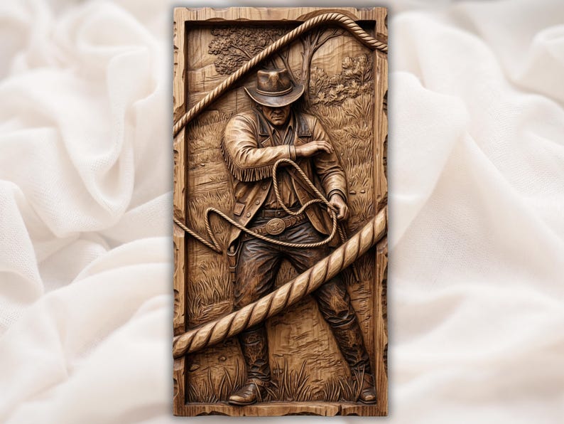 Cowboy Lasso Relief
