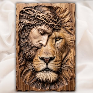Jesus Lion of Judah STL view 1
