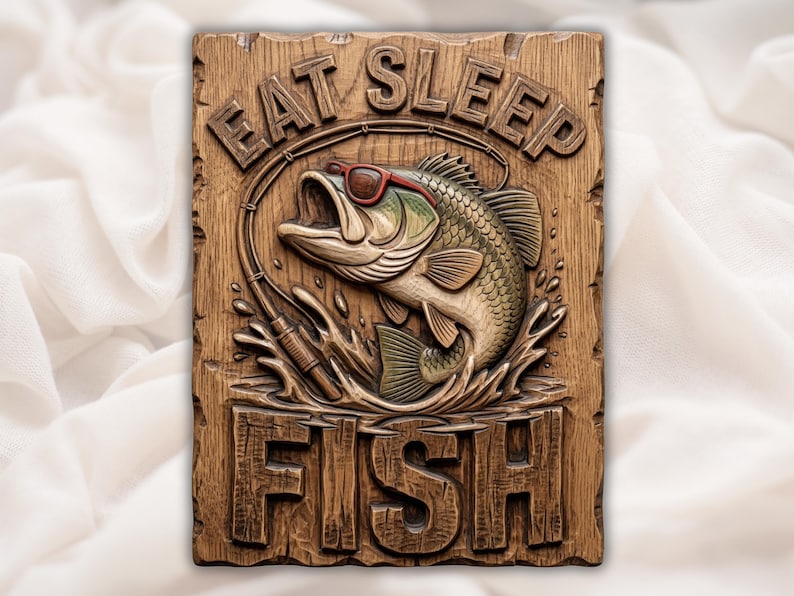 Funny Fishing Bass STL