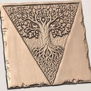 Celtic Tree of Life STL view 2