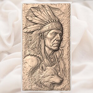 Tribal Native Elder STL view 2