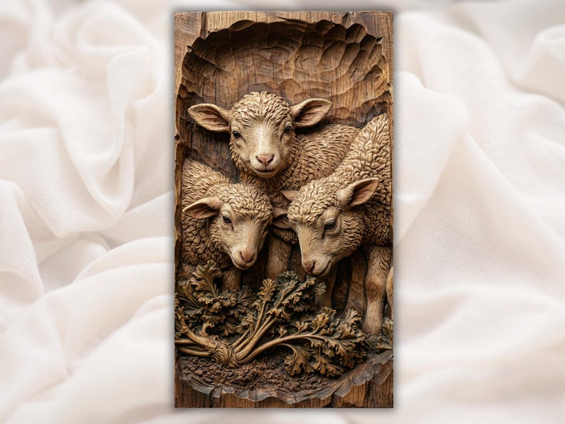 Lamb Trio Relief STL
