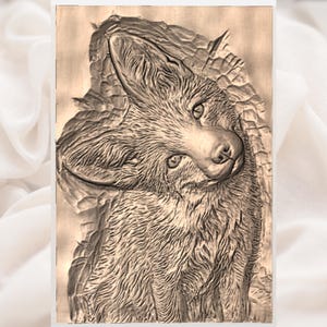 Fox Relief STL view 2