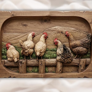 Chicken Coop STL view 1