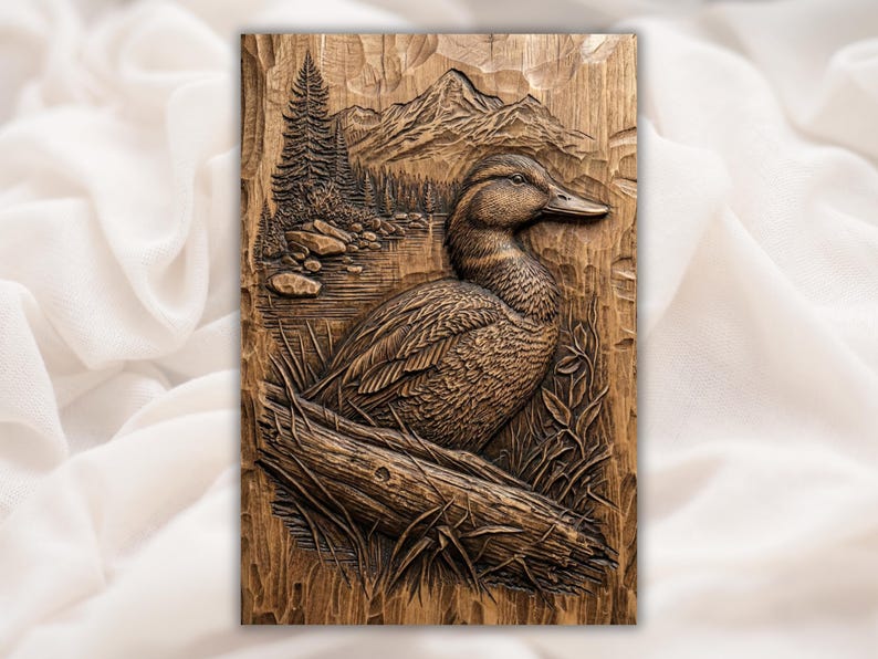 Duck Mountain Lake 3D Relief STL File