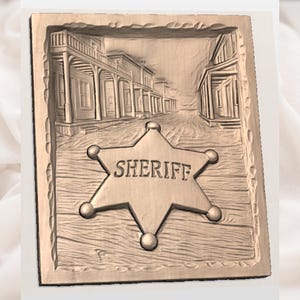 Sheriff Badge Relief view 2