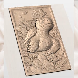 Cute Turtle STL view 3