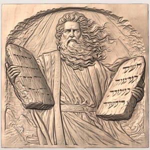 Ten Commandments STL view 3