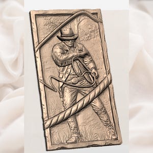 Cowboy Lasso Relief view 2