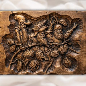 Gnome Wall Art STL view 1