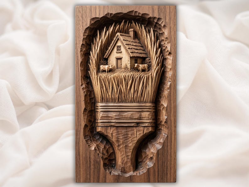 Farmhouse Paint Brush STL