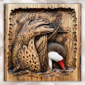Duck Splash Relief STL view 1