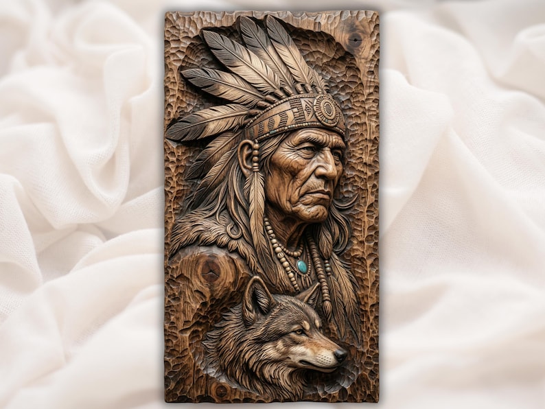 Tribal Native Elder STL
