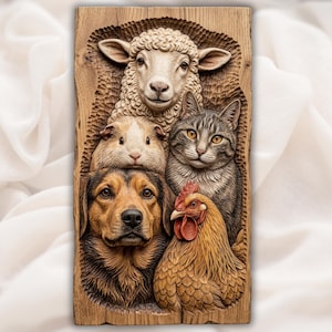 Barnyard Pets STL view 1