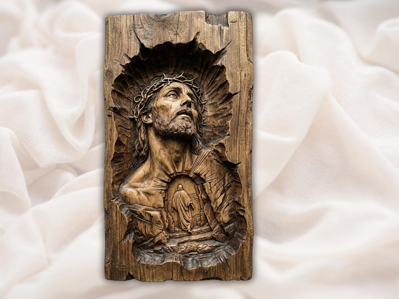 Jesus Sacred Heart Relief STL