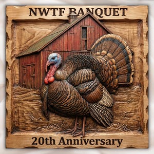 Barn Scene Anniversary Plaque File view 1