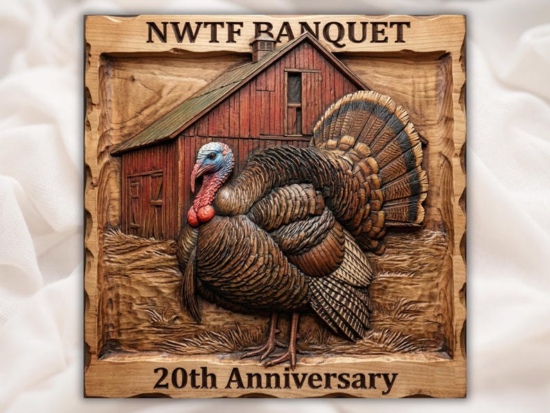 Barn Scene Anniversary Plaque File
