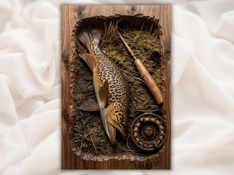 Fishing Trout STL