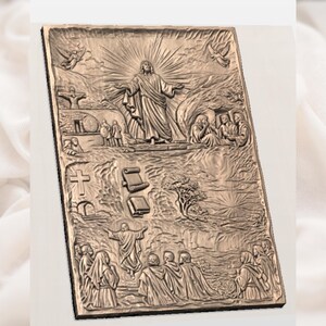 Life of Jesus 3D Relief STL view 3