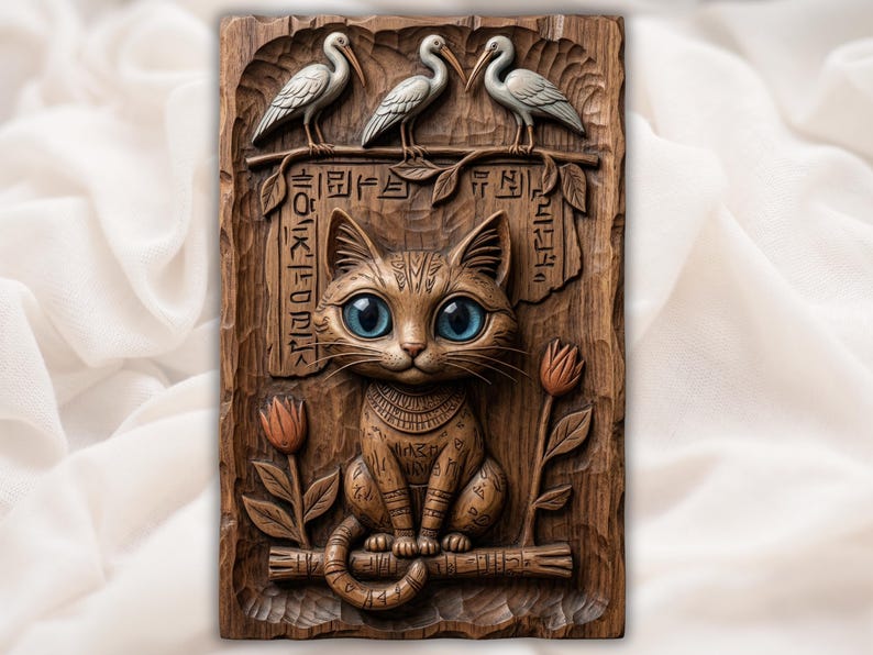 Bastet Cat Relief STL