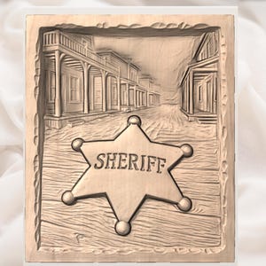 Sheriff Badge Relief view 3