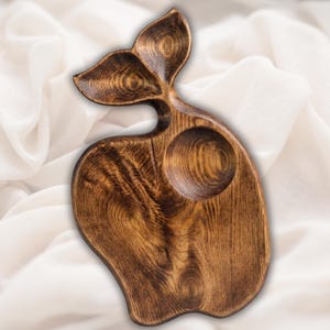 Whale Tail Cutting Board STL for CNC Router view 1