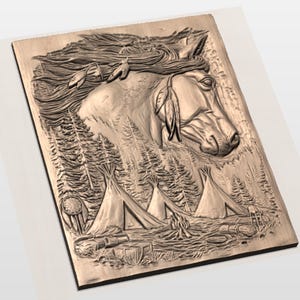 Spirit Horse STL view 2