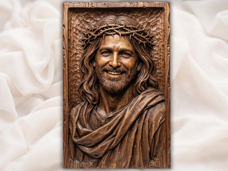 Smiling Jesus STL