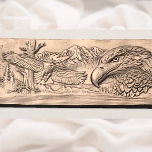Bald Eagle Mountain STL Relief view 3