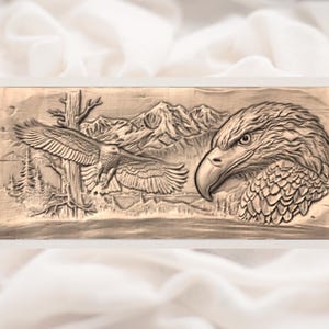 Bald Eagle Mountain STL Relief view 2