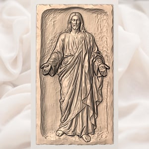 Jesus Christ Relief STL view 3