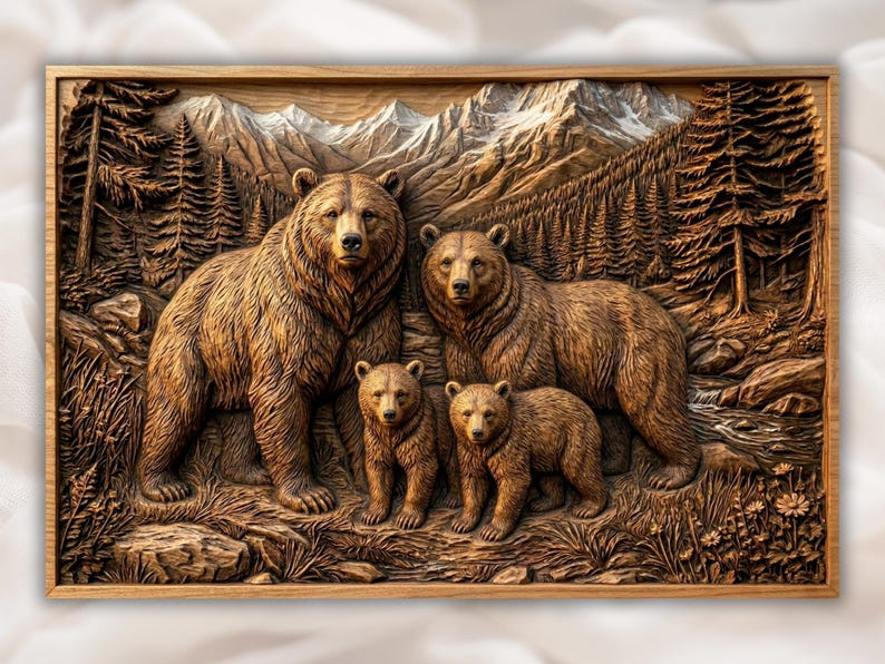 Bear Family STL